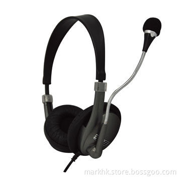 Headset with Microphone and 2 x 40mm Mylar Cone Speaker
